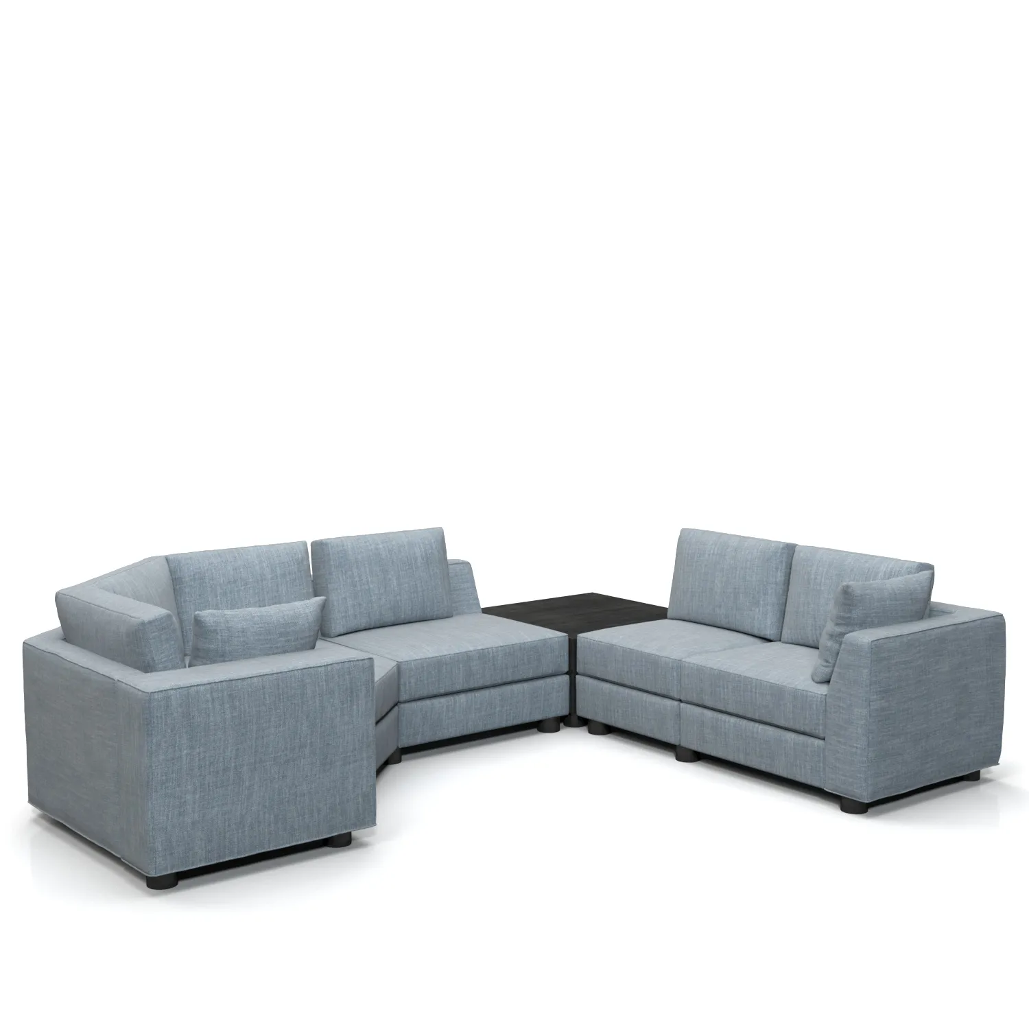 Sectional Sofa Upholstery 3D Model_01